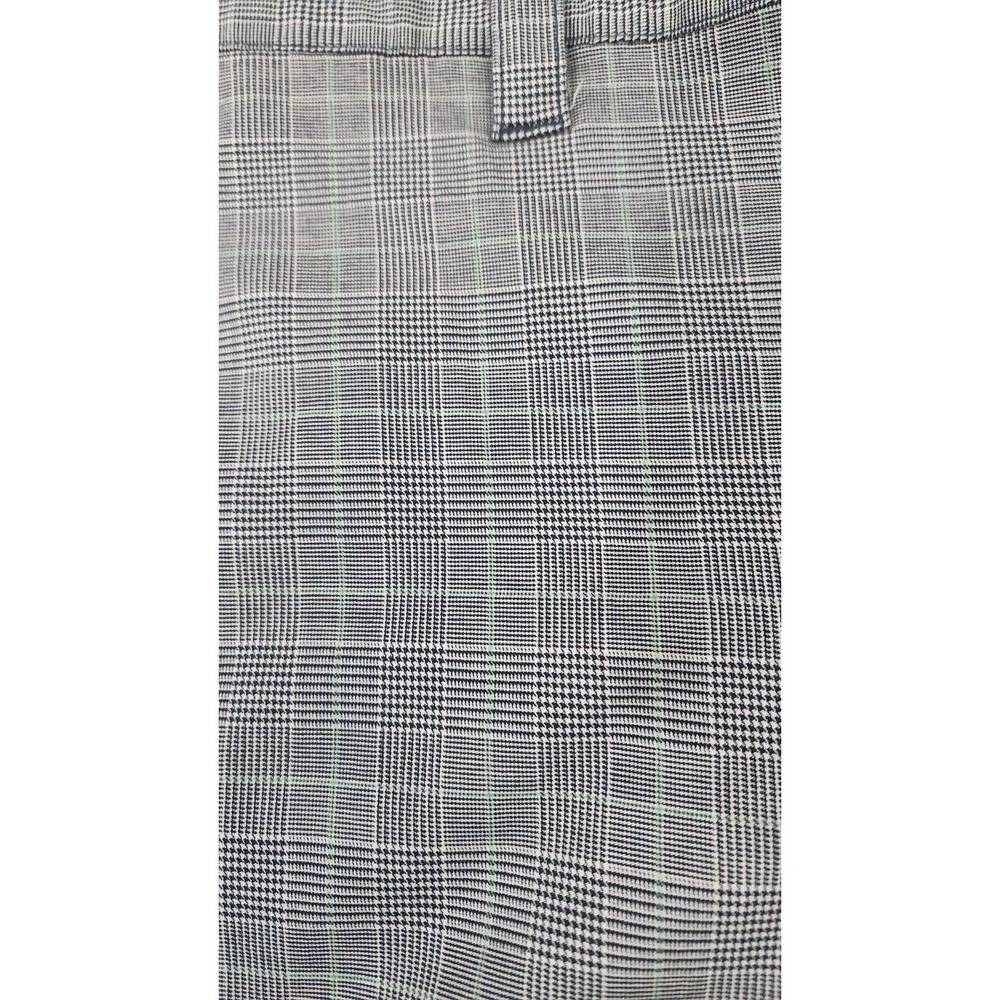 Oakley Pants Mens 34W‎ Grey Plaid Straight Leg Golf Casual Slacks Trousers - Picture 8 of 10